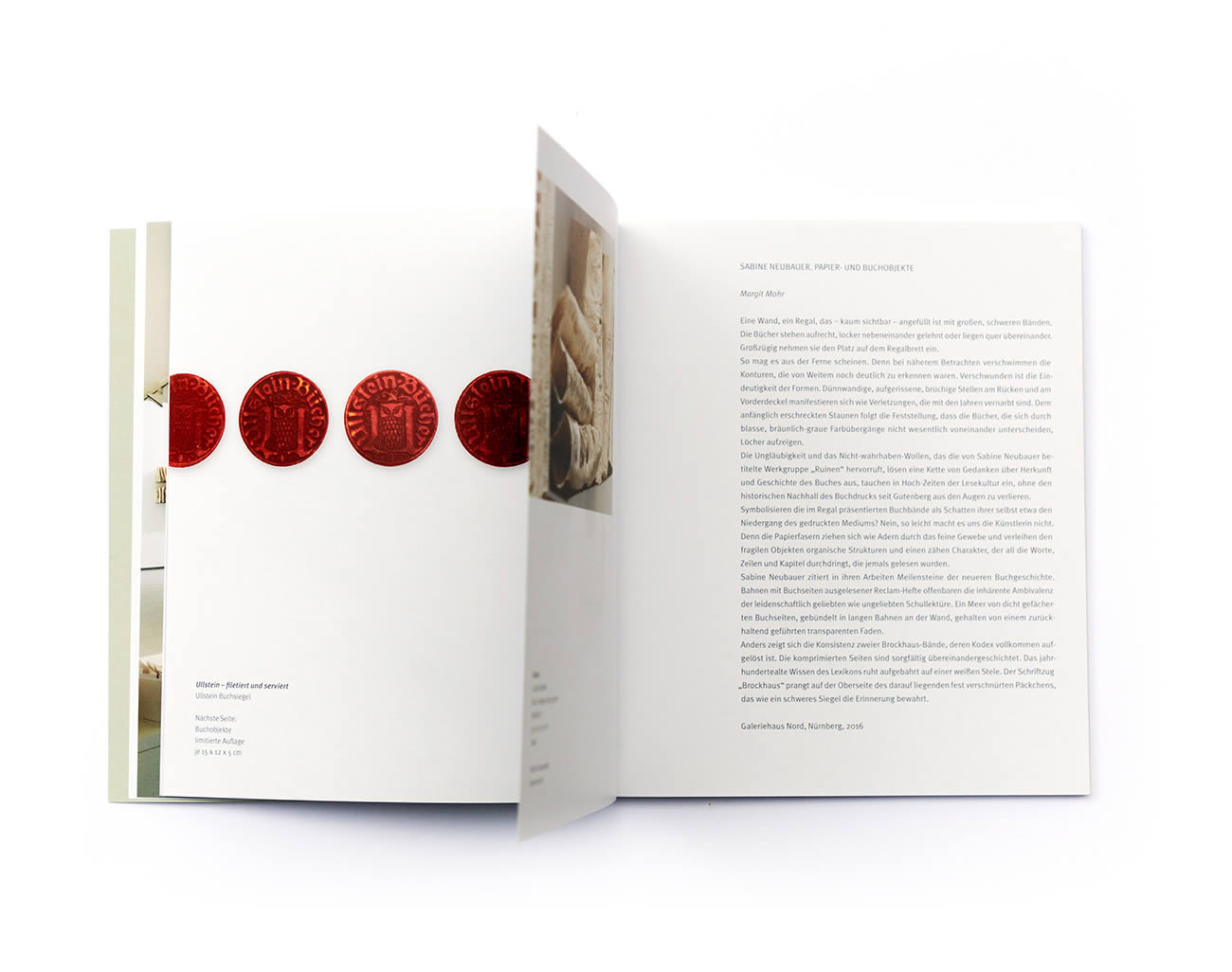Petra Zimmerer, Büro für Gestaltung, Print, Broschüre, Sabine Neubauer, Werkübersicht, Katalog, Design by pz