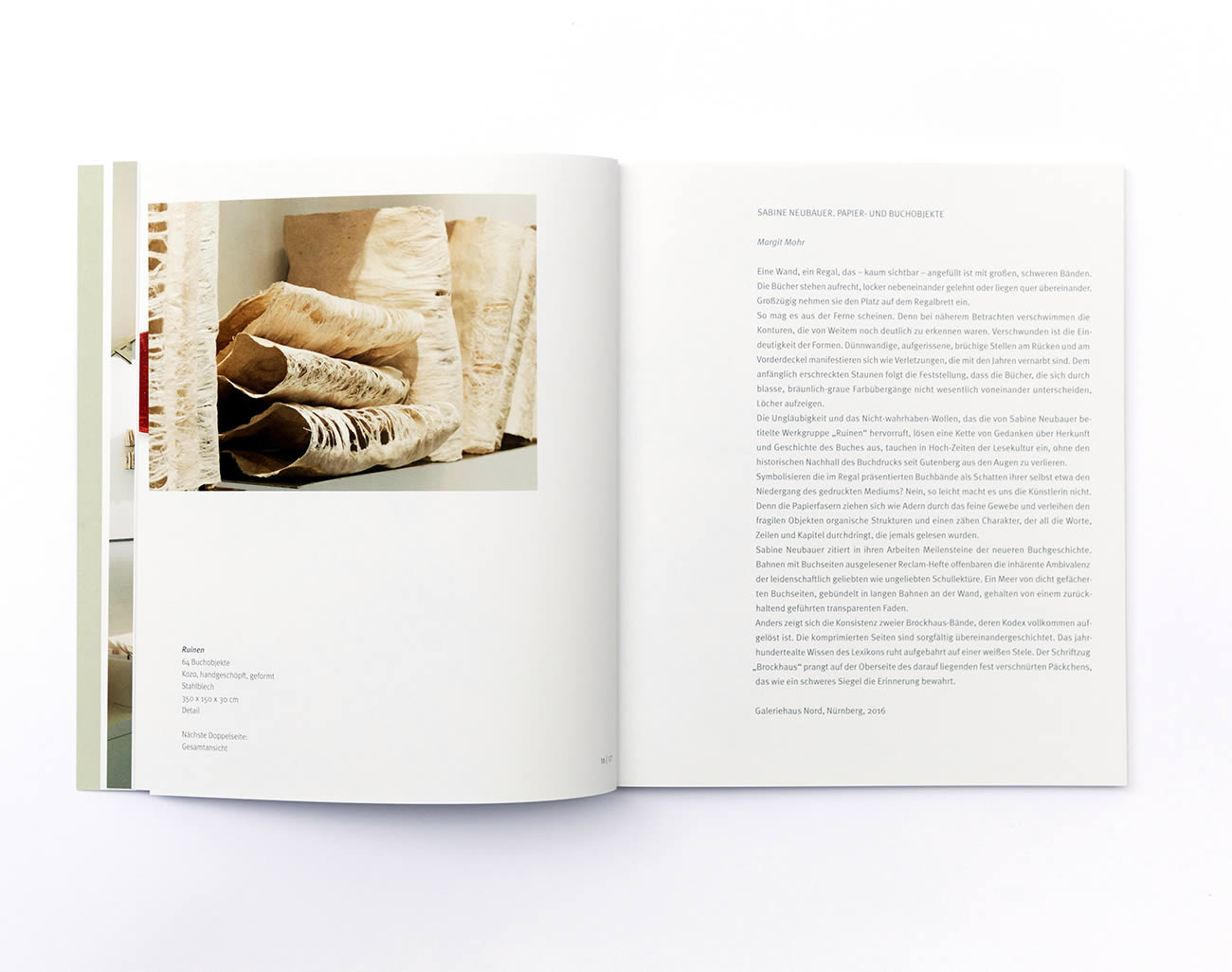 Petra Zimmerer, Büro für Gestaltung, Print, Broschüre, Sabine Neubauer, Werkübersicht, Katalog, Design by pz