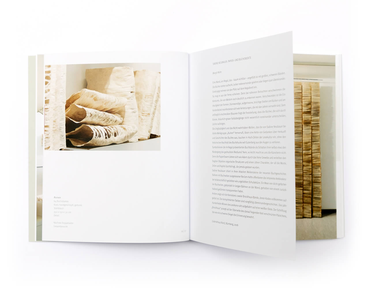 Petra Zimmerer, Büro für Gestaltung, Print, Broschüre, Sabine Neubauer, Werkübersicht, Katalog, Design by pz